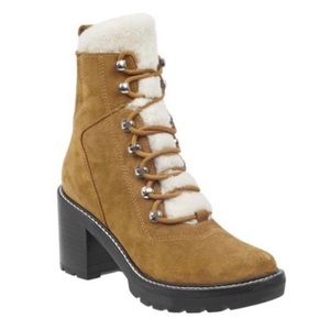 Marc Fisher LTD Denise Heeled Sherpa Boots